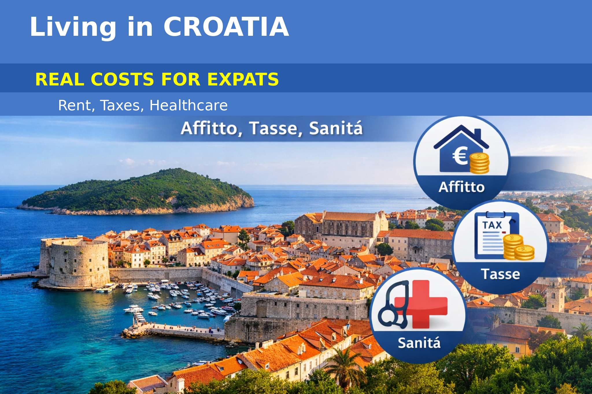 Living in Croatia: Real Costs for Expats (Rent, Taxes, Healthcare)