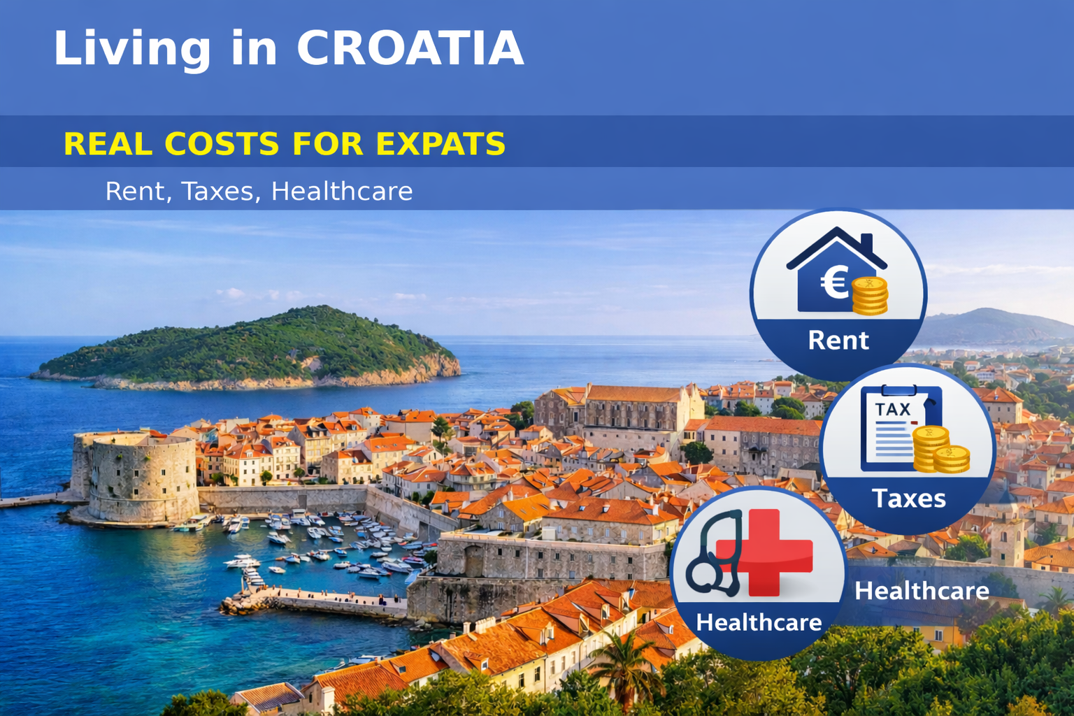 Living in Croatia: Real Costs for Expats (Rent, Taxes, Healthcare)